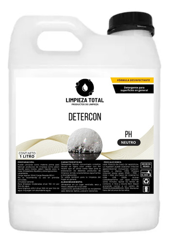 Detercon Base P/ Detergente Neutro 1 Litro