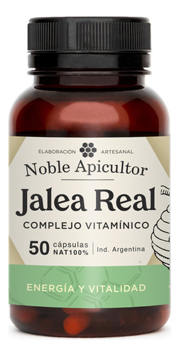 Natier Noble Apicultor Jalea Real Suplemento Vegano X 50c