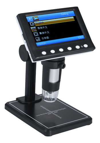 Microscopio Digital Lcd De 4,3 Pulgadas Con Aumento De 1000x
