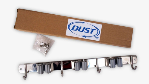 Colgador Triple Dust Para Organización De Escobas