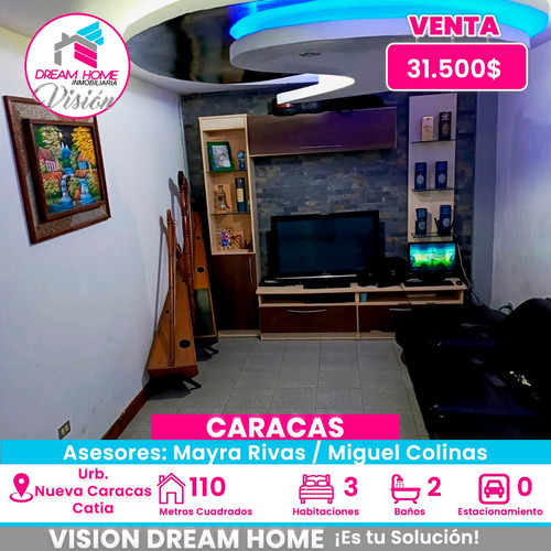 Apartamento En Venta Bicado En Urbanización Nueva Caracas, Catia. 