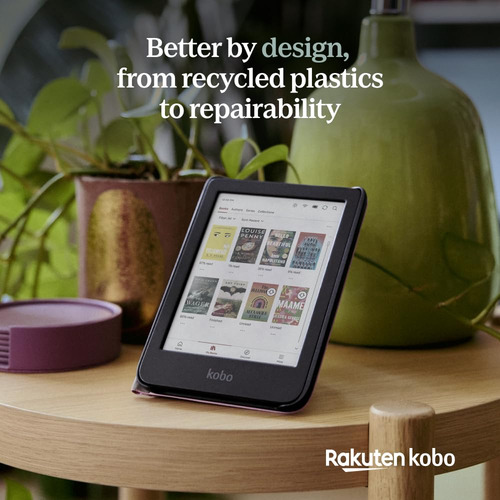 Ereader Kobo Clara Colour 6, Tinta Electrónica Sin Deslumbra