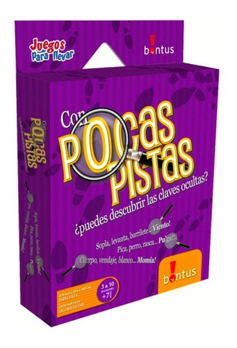 Juego De Mesa Con Pocas Pistas Bontus Lny 508 Loonytoys