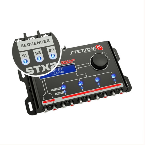 Procesador Digital De Audio Stetsom Stx2448 Secuenciador