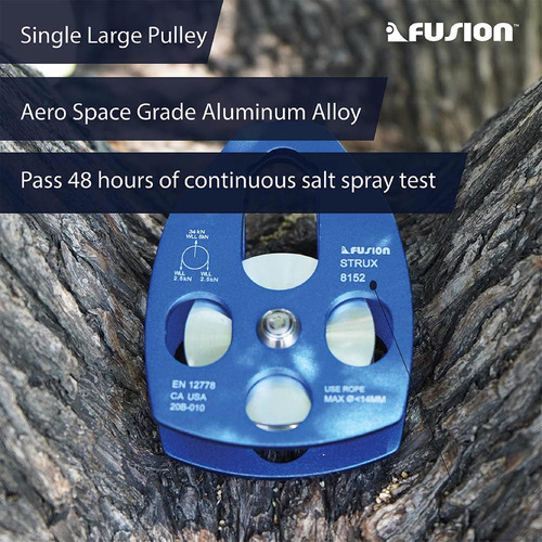 Polea Giratoria Lateral De Rescate Fusion Climb Strux De Alu