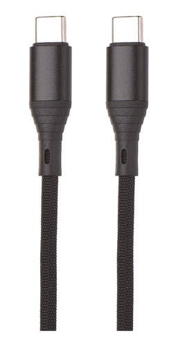 Cable Usb Tipo C A Tipo C 100w Pd Chip Emarker Ic 480mbps Color Negro