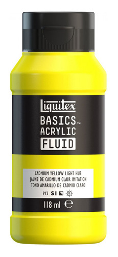 Tinta Acrílica Basics Fluid 118ml Cadmium Yellow Light Hue