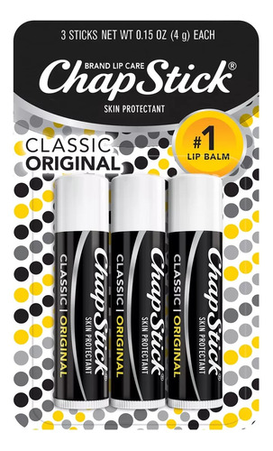 Chapstick Bálsamo Labial X 3 Unidades Escoge Sabor