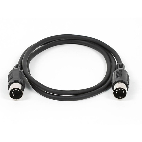 Cable Midi With 5 Pin Din Plugs Black Generic 8532