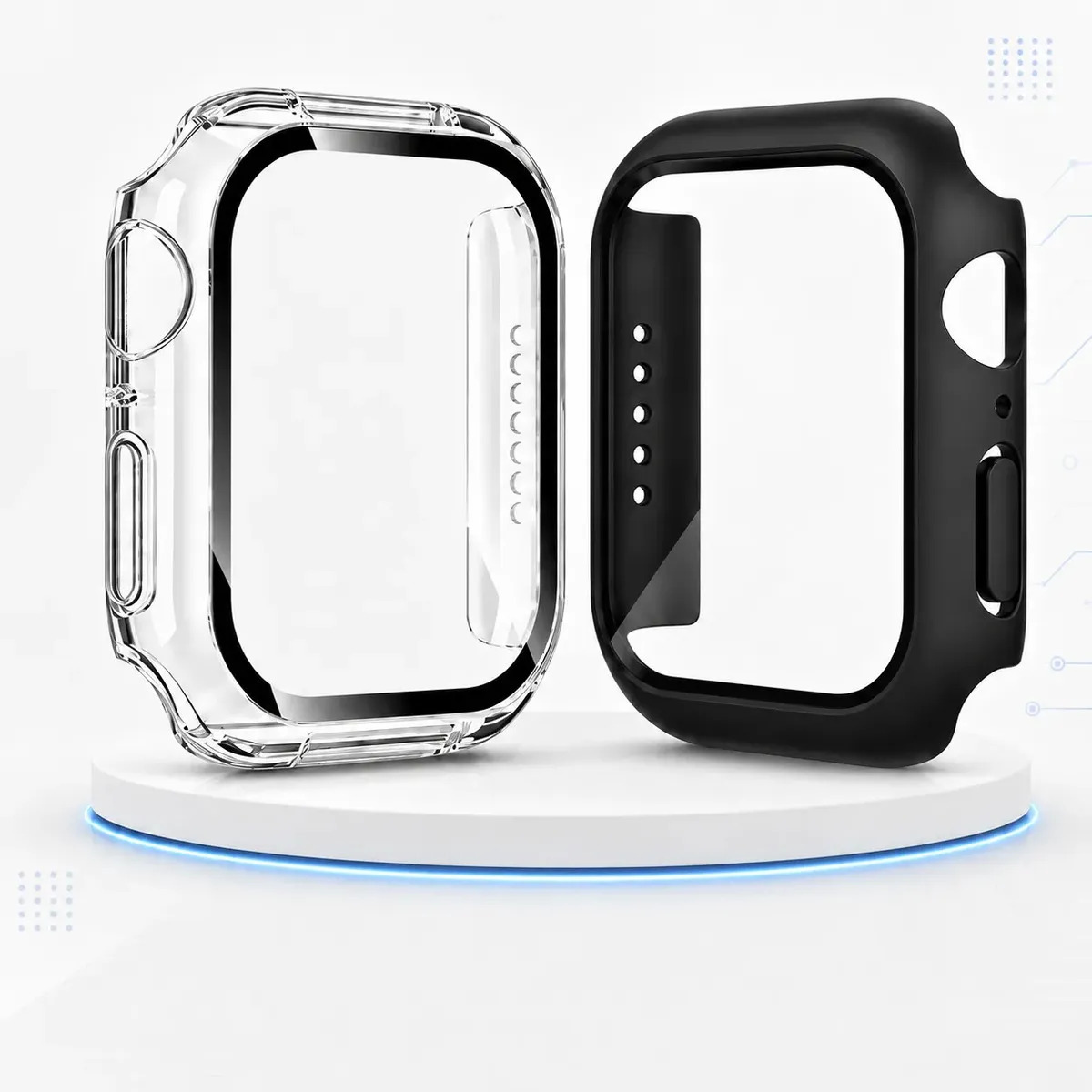 Kit com 2 Case Bumper Para Smartwatch Apple Watch 42mm