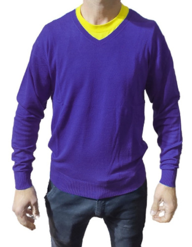 Sweater Buzopulover Hombre  De Hilo