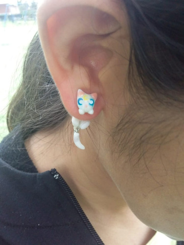 Artemis Sailor Moon Aretes 