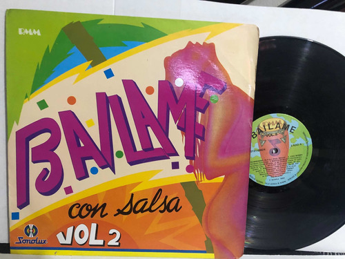 Bailame Con Salsa Vol 2 Lp Vinilo Salsa Eilcolombia