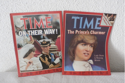 Revistas Time Sobre Lady Diana, En Inglés