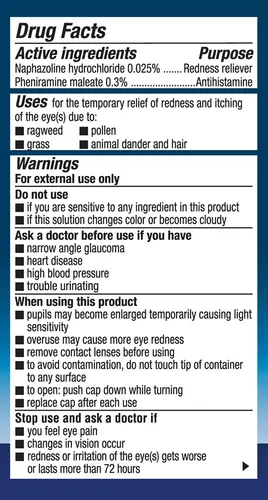 Gotas Para Aliviar La Alergia Ocular Alcon Naphcon A 15 Ml