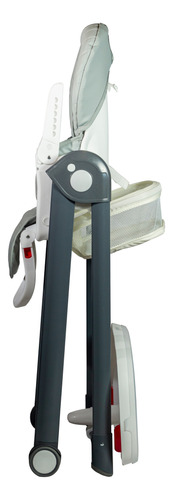 Silla De Comer Reclinable, Alturas Y Ruedas Duck Dana Gris Dana Gris