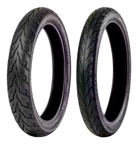 Par Pneu Honda Fan160 100/90-18 + 80/100-18 Kenda Com Camara