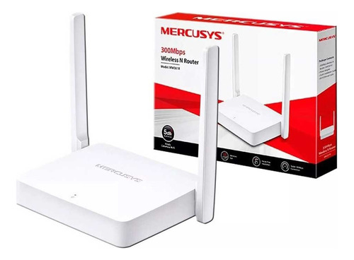 Router Inalámbrico N 300mbps 2 Antenas Mercusys Mw301r Wifi