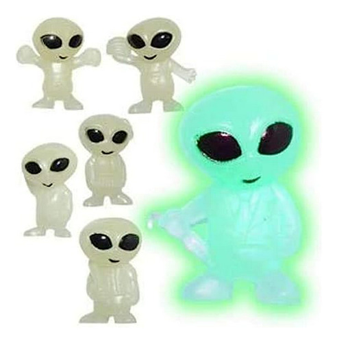 Articulo Para Fiesta - 20 Tiny Glow In The Dark Alien Figure