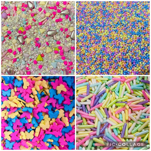 Sprinkles Primavera 320grs En 4 Modelos De 80grs Cu