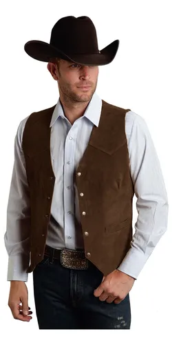 Chaleco vaquero negro hombre deals