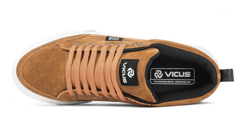 Imagen 3 de 7 de Zapatillas Botitas Vicus Rhino Hi Gamuza Habano