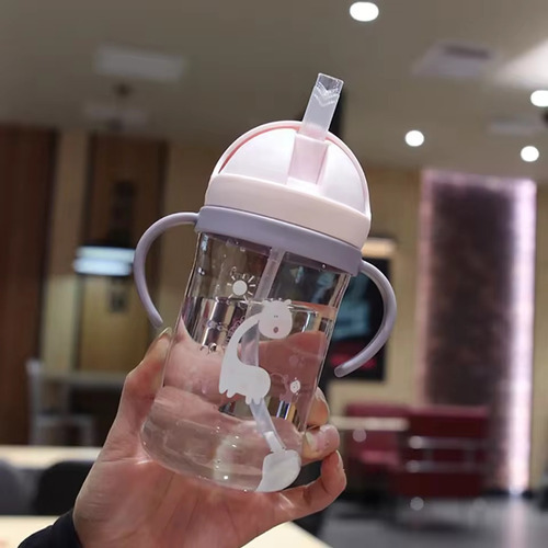 Taza De Agua Genérica Anticaída 250ml Para Bebés Ergonomico