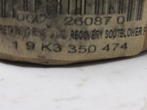 19k3350474 Retaining Ring Gnrl Recovery Sootblower 3-1/4 Aal