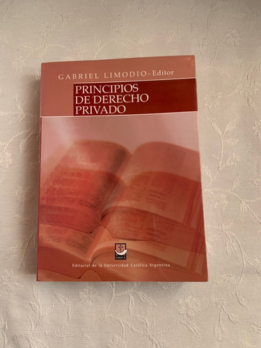 Libro Principios De Derecho Privado Usado, Impecable 