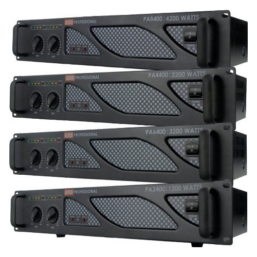 Pro Rack Montaje 2200w Amplificador Pa Banda Club