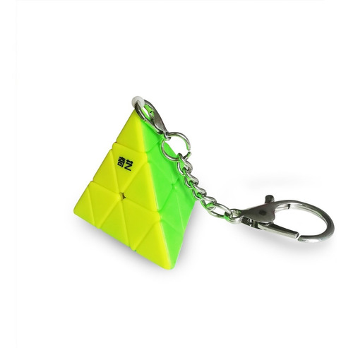 Llavero Pyraminx Qiyi Piramide Mini Cubo Rubik Keychain