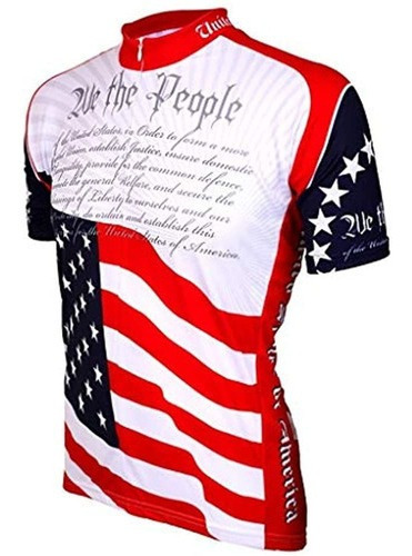 World Jerseys Mens Us Constitucion Ciclismo Jersey