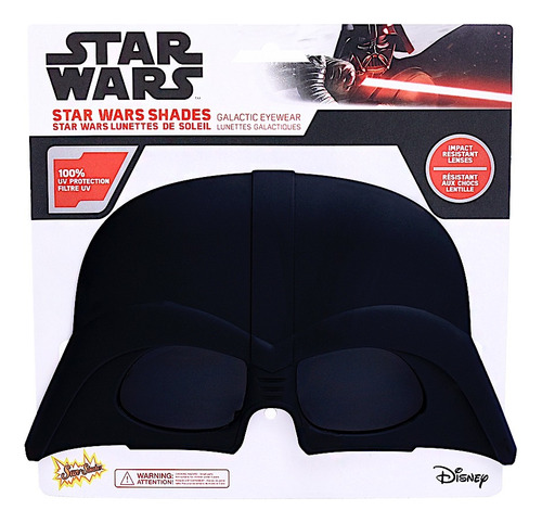 Lentes De Sol Niño Darth Vader Negro Star Wars