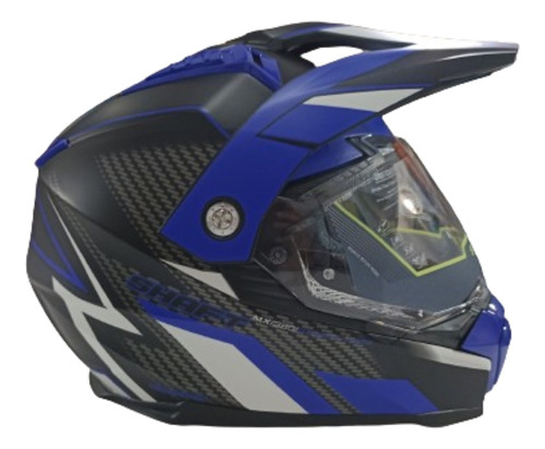 Cascos De Motos Cross Shaft Con Lente Solar Mx380 Mt/ls2/hro