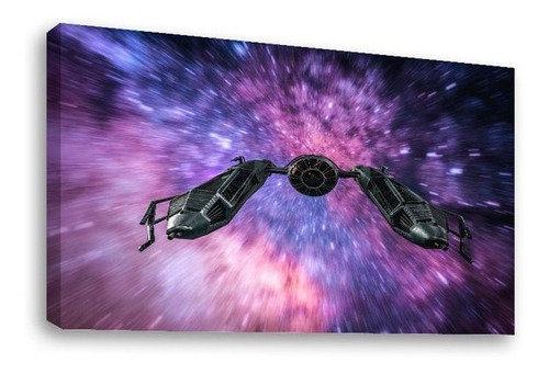 Cuadro Decorativo Canvas Moderno Star Wars Nave