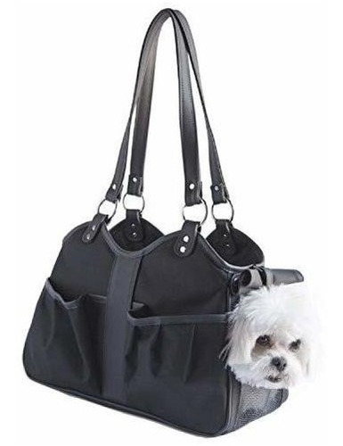 Petote Metro Transportador De Perros Clasico, Negro Sable,