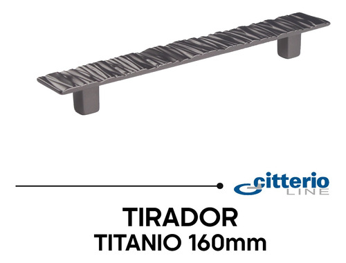 Tirador 369b/69, Titanio, 16cm, Citterio