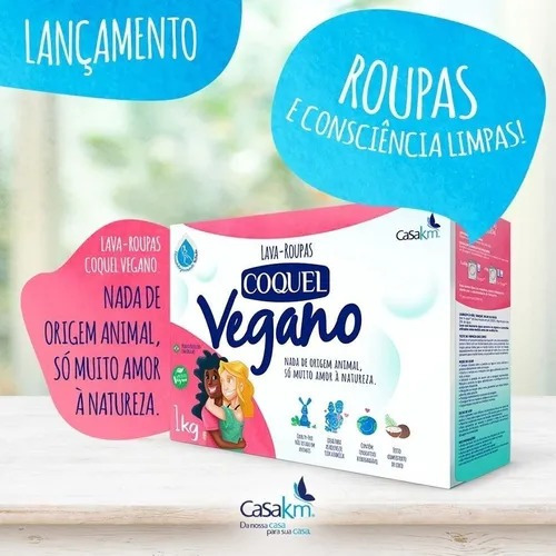 Kit 6 Lava Roupas Bio Coquel Vegano Casa Km Barato Atacado