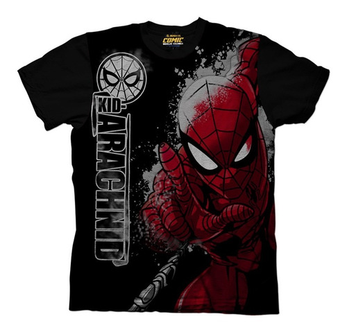 Camiseta Para Niño Caballero  Spiderman Hombre Araña Super 