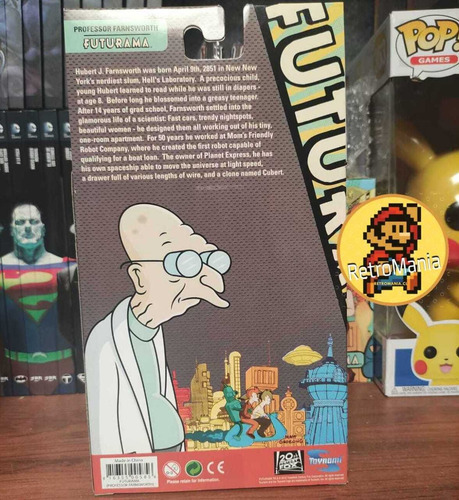 Imagen 3 de 3 de Figura Futurama Profesor Farnsworth Original Envio Gratis