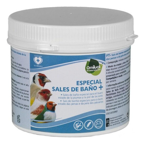 Sales De Baño Para Aves 500 G. Canarios, Pericos, Rapaces