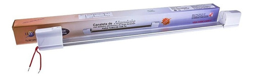 Canaleta T8 Auto-balastrada ( Can15 ) Color Blanco