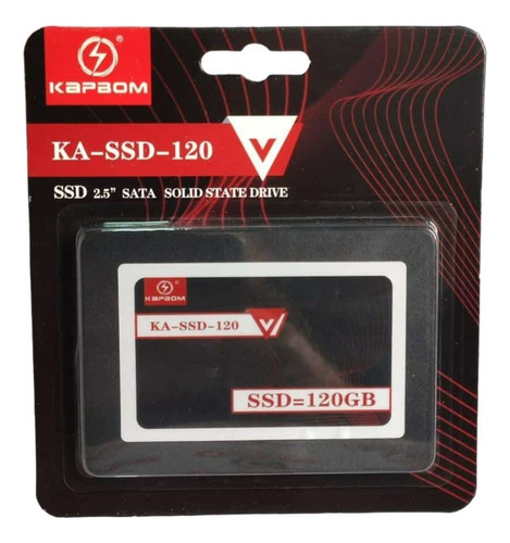 Hd Ssd Kapbom 120gb Sata 2,5 Smart Cor Preto