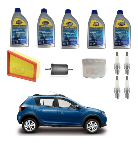 Kit Afinacion Renault Stepway 1.6l Sintetico