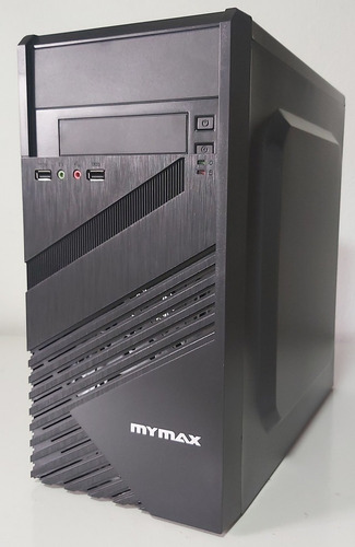 Gabinete C/ Fonte 200w 1 Baia Mymax Escritório Pequeno 2 Usb