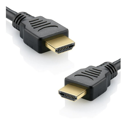 Cabo Hdmi 3 Metros Full Hd 2 Filtros Pontas Douradas