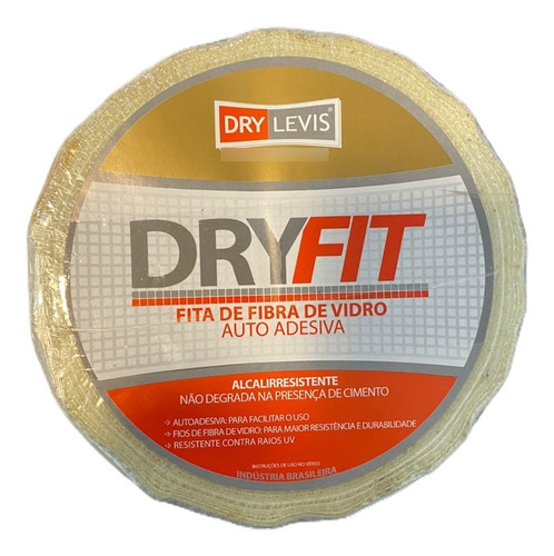 Fita Telada Dryfit 100mmx90m Drylevis + Zero Trinca Bisnaga