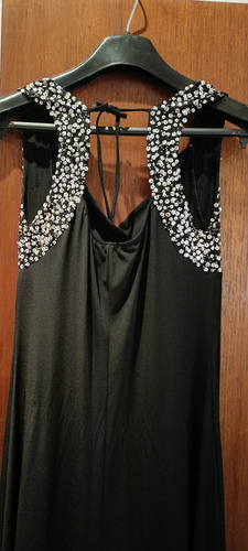 Vestido Negro Largo De Fiesta (Usado)