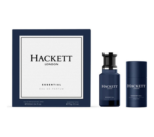 Perfume Hackett Essential Edp 100ml + 75gr Deo Hombre