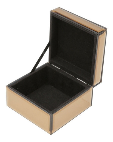 Porta-joias De Madeira Com Espelho Prestige Maira 21x13x8,5c